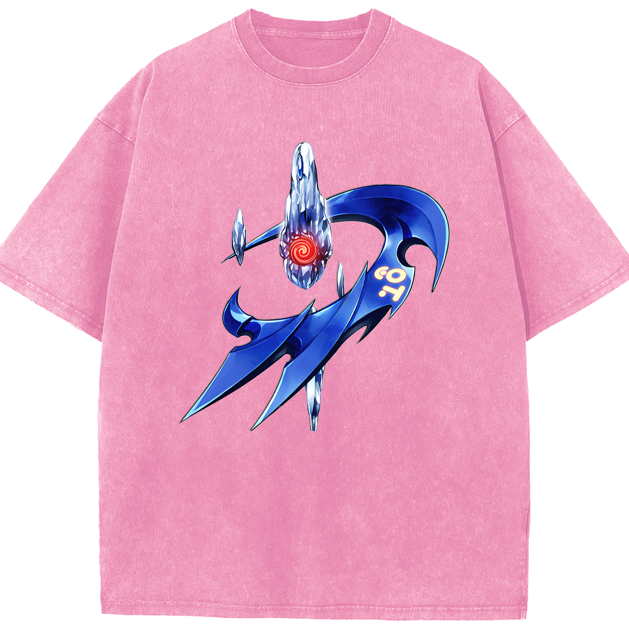 （画像用） 遊☆戯☆王 Yu-Gi-Oh! 綿100% ヴィンテージ風 半袖Tシャツ（フロントプリント）